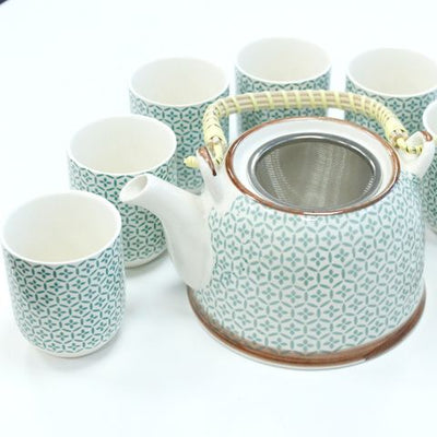 Herbal Teapot Set - Green Mosaic Herbal Teapot Set - Green Mosaic
