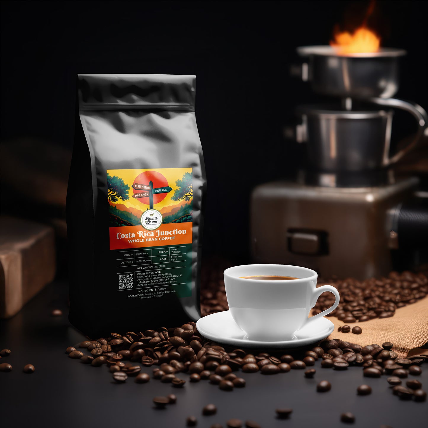 Costa Rica Junction – Costa Rican Coffee, Medium Roast, Ground – Whole Bean