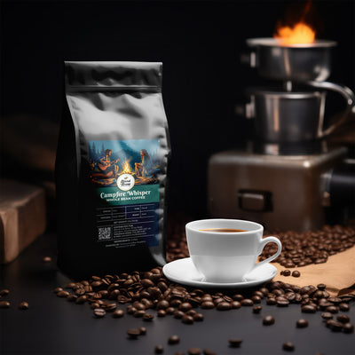 Campfire Whisper – Peru Decaf Coffee, Swiss Water Process, Ground – Whole Bean