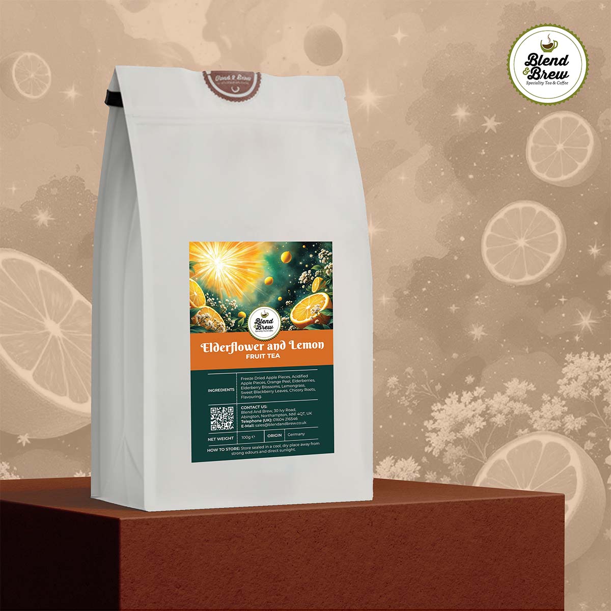 Elderflower and Lemon – Fruit Tea Blend