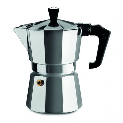 PEZZETTI ITALEXPRESS ALUMINIUM MOKA POT - 3 CUP SILVER PEZZETTI ITALEXPRESS ALUMINIUM MOKA POT - 3 CUP SILVER