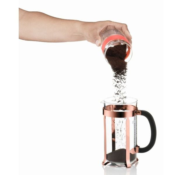 BODUM CHAMBORD COFFEE MAKER 12 CUP 1.5L/51OZ - GLASS, MIRROR FINISH S/S LID