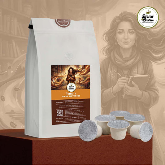 Jemora Coffee Blend - Single Serve Pods - Compatible with Nespresso® Original Machine