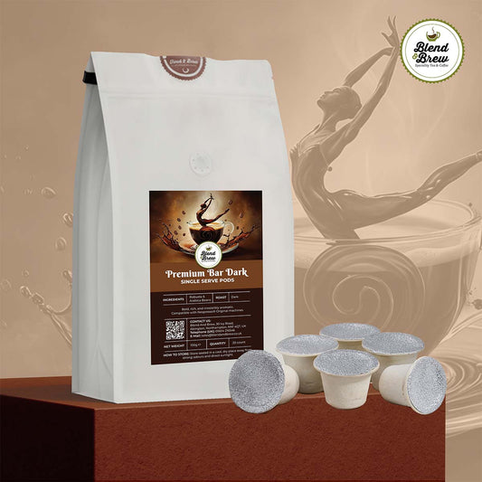 Premium Bar Dark - Single Serve Pods - Compatible with Nespresso Original Machine