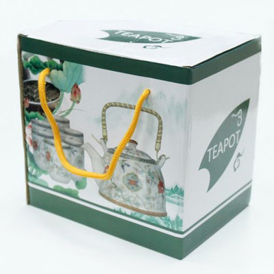 Herbal Teapot Set - White Stone Oriental Herbal Teapot Set - White Stone Oriental