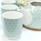 Herbal Teapot Set - Green Mosaic