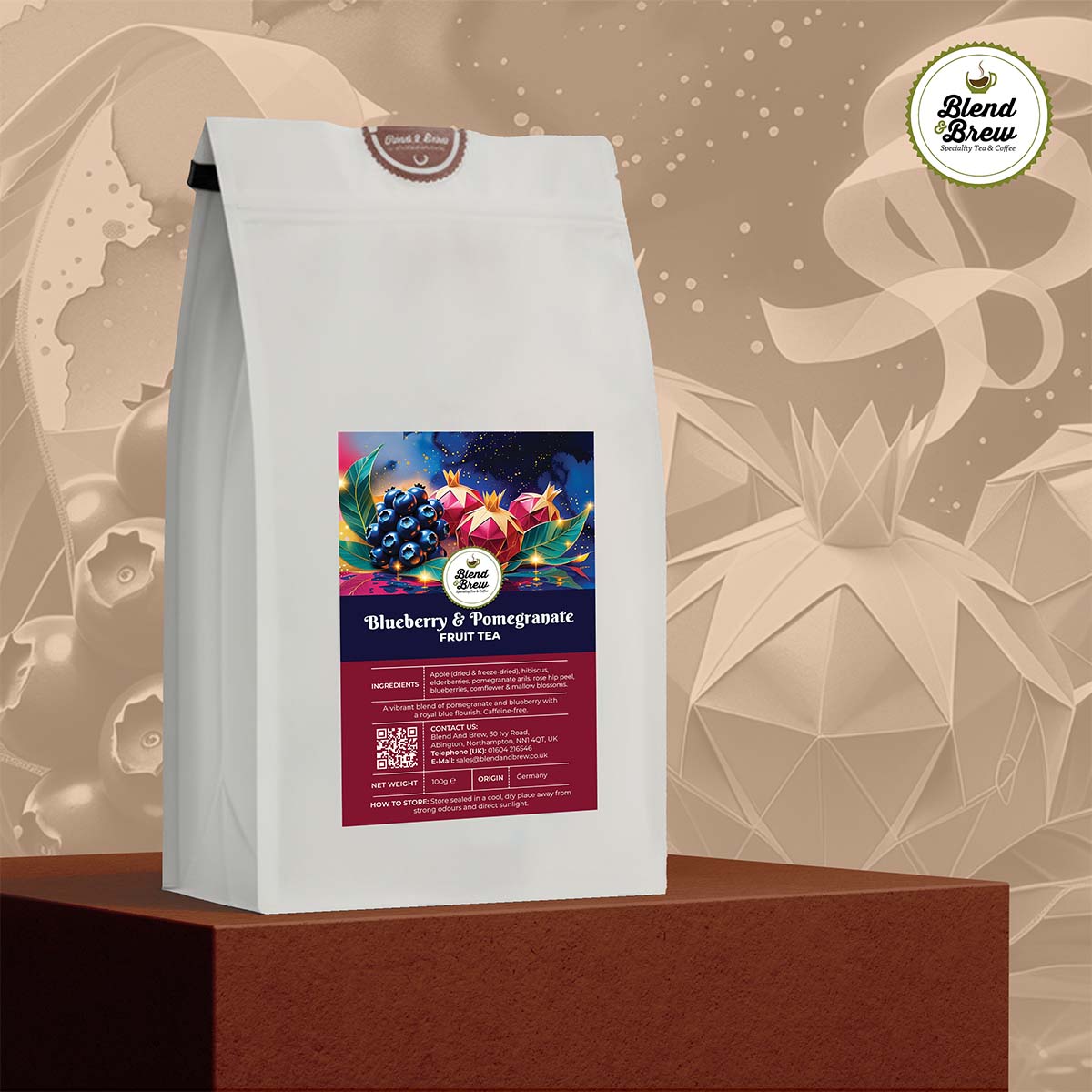 Blueberry & Pomegranate – Fruit Tea