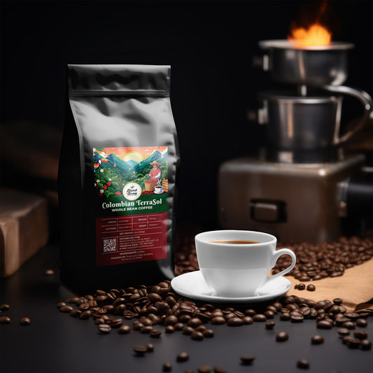 Colombian TerraSol – Colombian Coffee, Medium Roast, Ground – Whole Bean