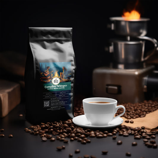 Campfire Whisper – Peru Decaf Coffee, Swiss Water Process, Ground – Whole Bean