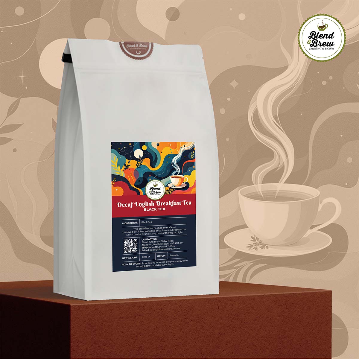 Decaffeinated English Breakfast Tea – Black Tea