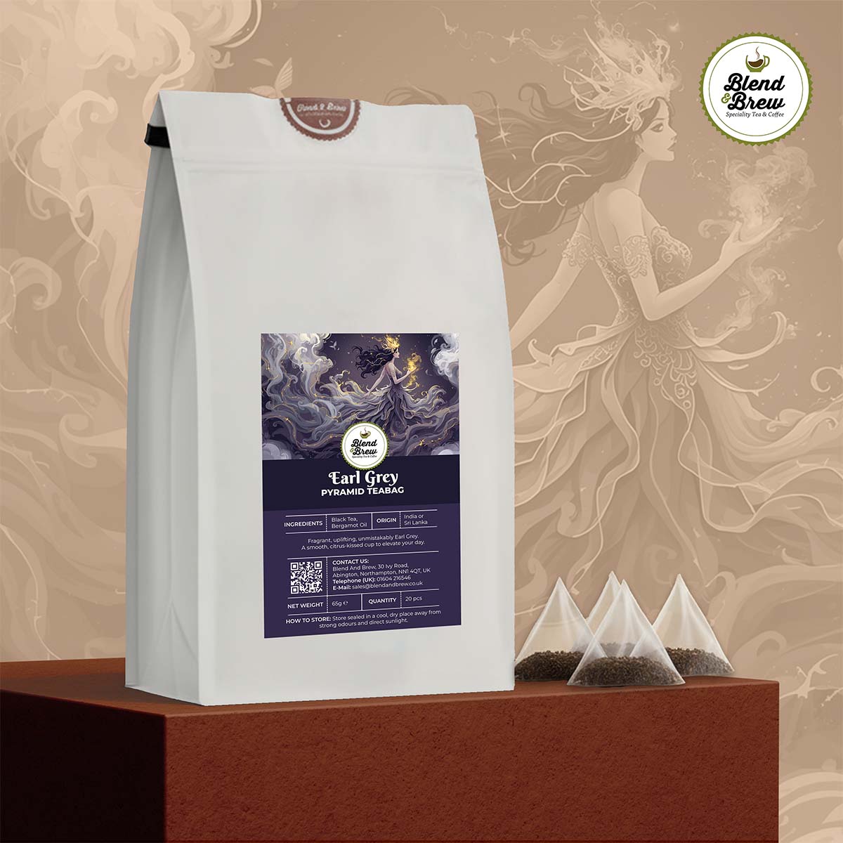 Earl Grey - Silk Pyramid Tea Bag