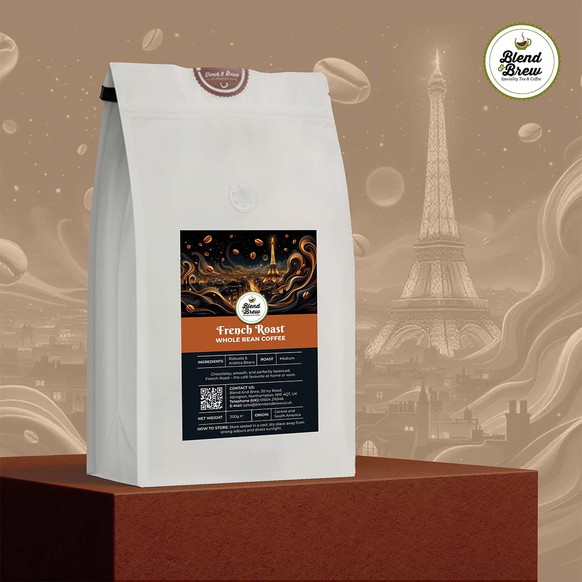 French Roast Coffee – Milk & Dark Chocolate Notes, Smooth Medium Roast