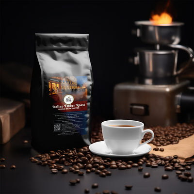 Italian Ember Roast – Italian Dark Roast Coffee, Ground – Whole Bean