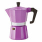 PEZZETTI ITALEXPRESS ALUMINIUM MOKA POT - 6 CUP LILAC