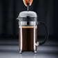 BODUM CHAMBORD COFFEE MAKER 3 CUP 0.35L/12OZ - GLASS, MIRROR FINISH S/S LID