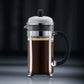 BODUM CHAMBORD COFFEE MAKER 3 CUP 0.35L/12OZ - GLASS, MIRROR FINISH S/S LID