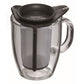 BODUM YO-YO SET MUG AND TEA STRAINER, 0.35 L, 12 OZ - BLACK