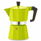 PEZZETTI ITALEXPRESS ALUMINIUM MOKA POT - 3 CUP GREEN