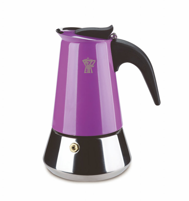 PEZZETTI STEELEXPRESS MOKA POT - 2 CUP LILAC