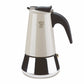 PEZZETTI STEELEXPRESS MOKA POT - 4 CUP DOVE GREY