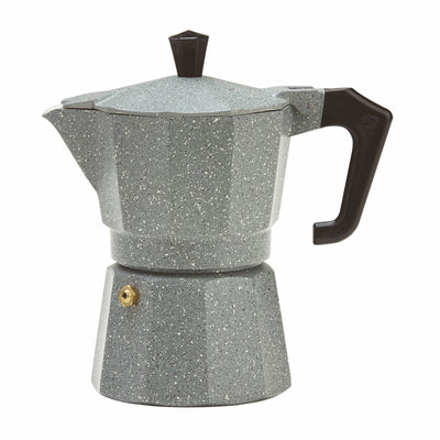 PEZZETTI ITALEXPRESS SPECKLED ALUMINIUM MOKA POT - 3 CUP SILVER