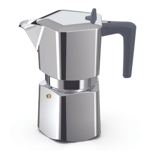 PEZZETTI PENTAEXPRESS MOKA POT - 6 CUP ALUMINIUM