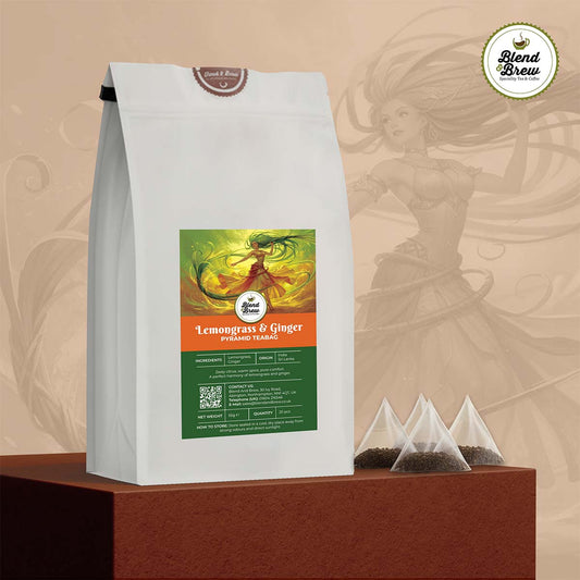 Lemongrass and Ginger - Silk Pyramid Tea Bag