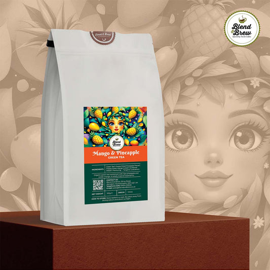 Organic Green Tea with Mango and Pineapple – Flavoured Green Tea