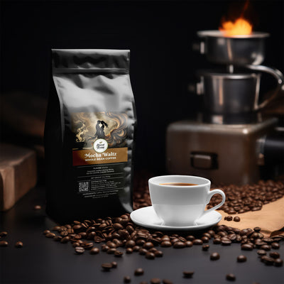 Mocha Waltz – Mocha Coffee, Medium Roast, Chocolate & Creamy, Ground – Whole Bean