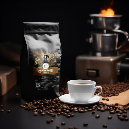 Mocha Waltz – Mocha Coffee, Medium Roast, Chocolate & Creamy, Ground – Whole Bean