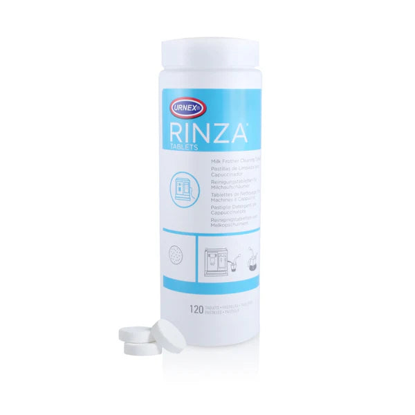 Urnex Rinza M61 Acid Milk Cleaning Tablets (120 Tablets) | Coffee Machine Milk System Cleaner (URN3301)