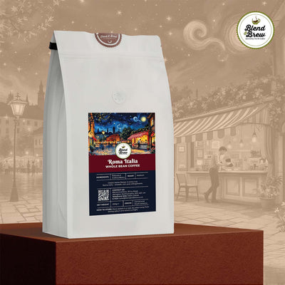 Roma Italia Coffee – Medium Roast with Cocoa, Honey & Toffee Notes
