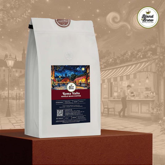 Roma Italia Coffee – Medium Roast with Cocoa, Honey & Toffee Notes