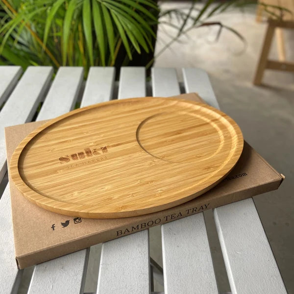 Suki Bamboo Tea Tray - Serve Every Cup with Natural Style