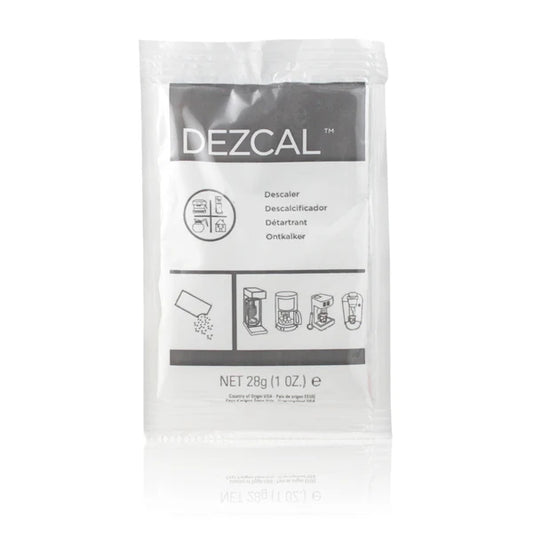 Urnex Dezcal Powder Coffee Machine Descaler 28g Sachet (URN0601) | Espresso & Coffee Machine Descaling Powder