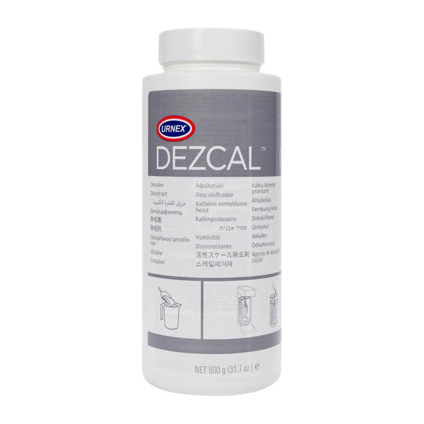 Urnex Dezcal Powder Coffee Machine Descaler 900g Tub (URN4301) | Professional Coffee & Espresso Machine Descaler